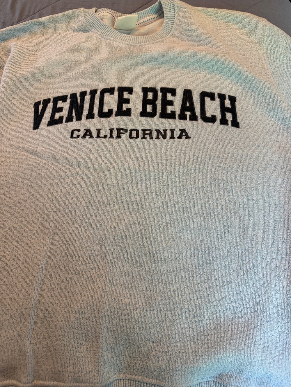 Venice Beach California Sweatshirt in Light Blue
